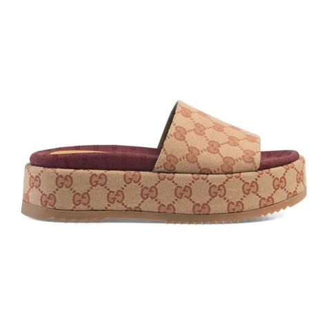 red Gucci sandals women's